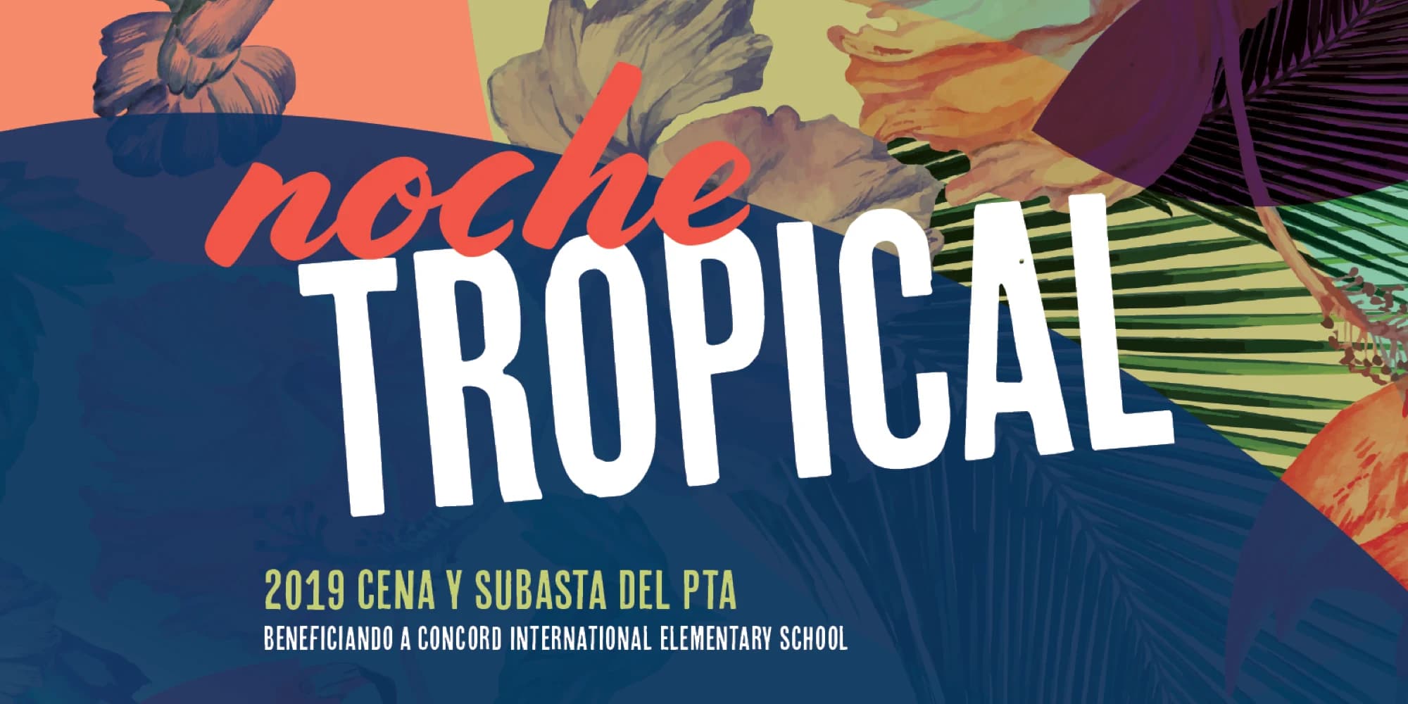 Noche Tropical event identity