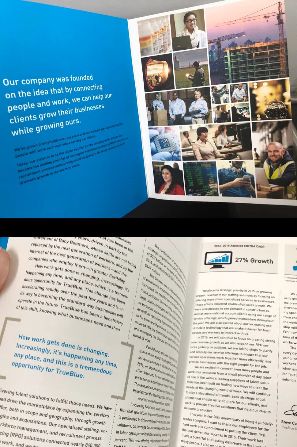 2015 annual report spread